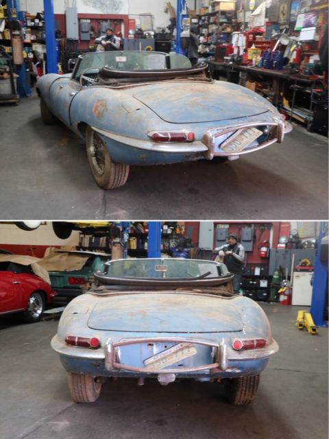 jaguar e type 1966 Serie 1 ots, complete, for restoration, NO RESERVE!!! 1966 Jaguar E-Type Blue