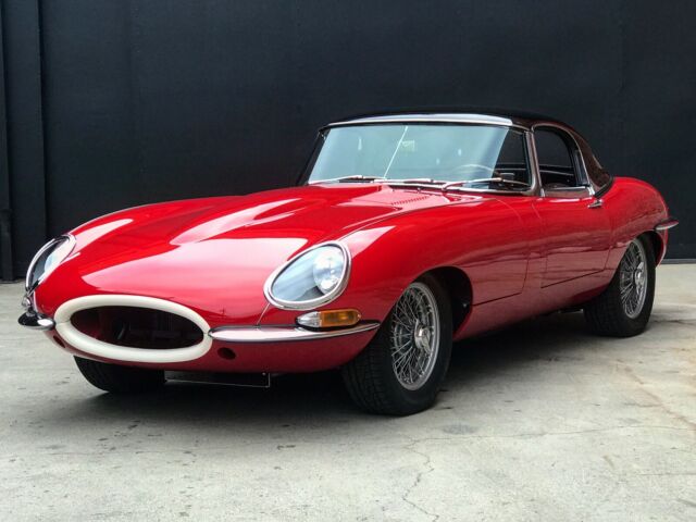 Jaguar E-type 3.8 OTS 1963. Period FIA Look with hidden EFI, 5 speed & more 1963 Jaguar E-Type Black Leather