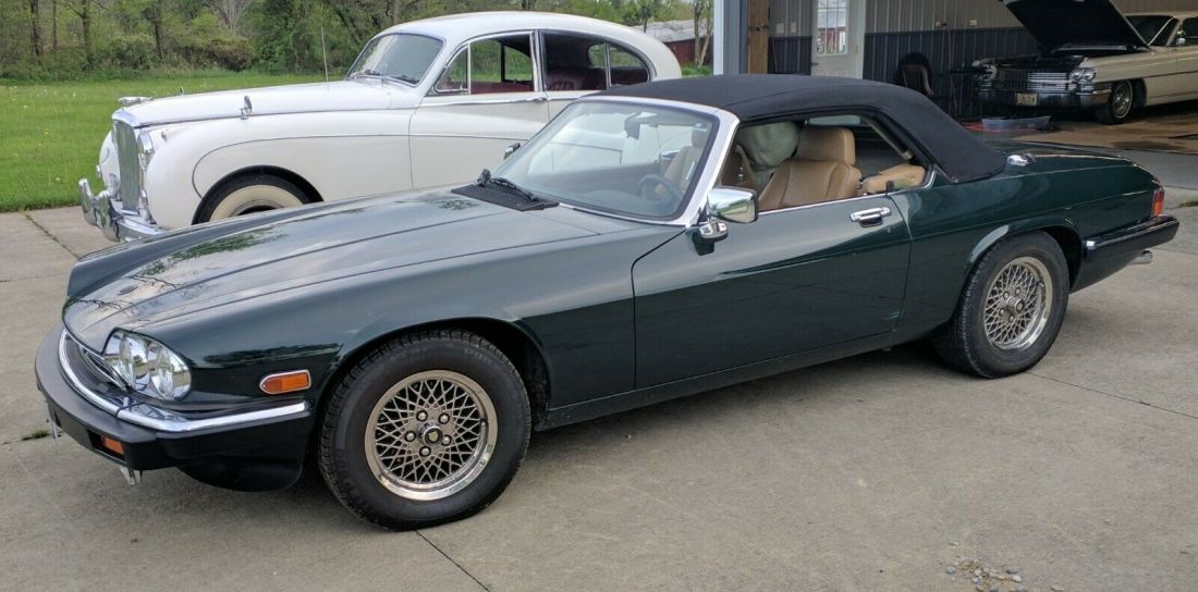 Jaguar XJS V12 British Racing Green Convertible smooth. 1990 Jaguar XJS