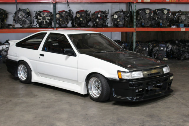 JDM AE86 Toyota Levin Hatchback Supercharged 4AGZE RHD 1985 trueno 4age import 1980 Toyota Corolla