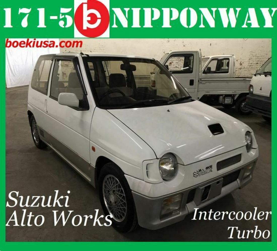 JDM RIGHT HAND DRIVE 1989 SUZUKI ALTO WORKS EFI TURBO WITH US TITLE @ NO RESERVE 1989 Suzuki Alto Japanese Kei Car Imported and Titled Alto Works RS/X
