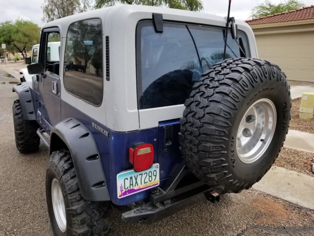 1990 Jeep Wrangler Flared wheel wells 3.5" lift kit 35" tires - photo 5