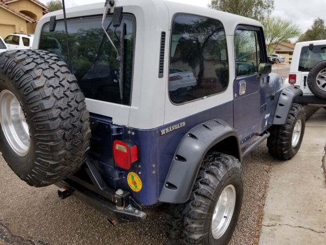 1990 Jeep Wrangler Flared wheel wells 3.5" lift kit 35" tires - photo 6
