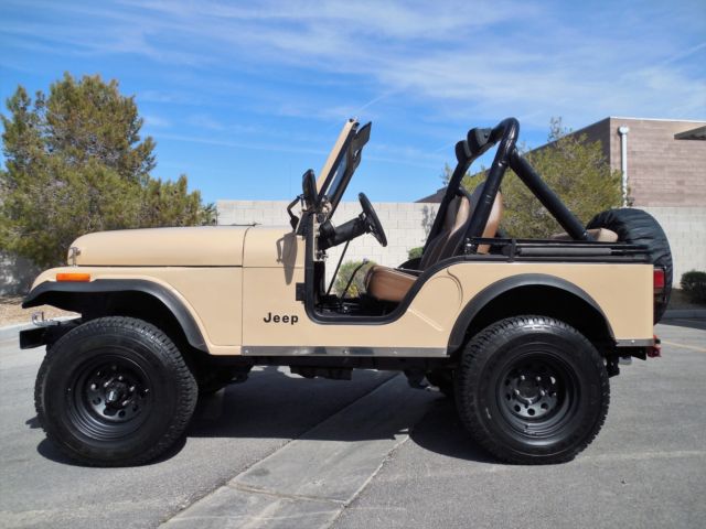 JEEP CJ 5 POWER STEERING - POWER DISC BRAKES - 4 SPEED - FULL TOP - SEE VIDEO 1981 Jeep CJ RESTORED & SANITARY MUST SEE VIDEO
