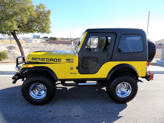 JEEP CJ 5 RENEGADE HARD TOP 4 SPEED POWER STEERING & DISC BRAKES SEE VIDEO 1981 Jeep CJ RENEGADE CJ5 - BROTHER OF THE CJ7