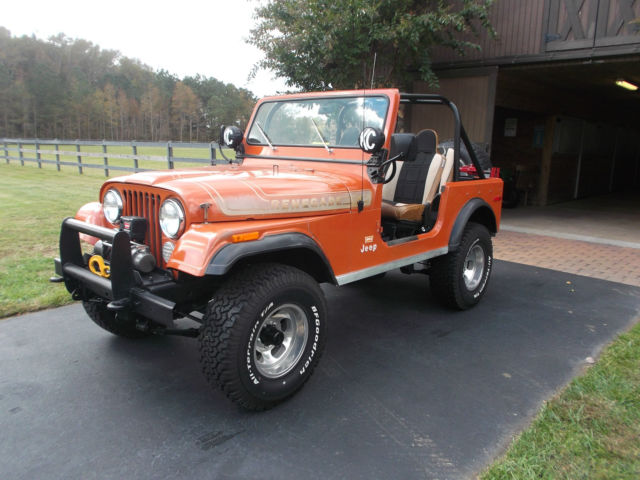 Jeep CJ-7 ~ Renegade ~ Levi ~ Original Paint ~ 80K Original Miles ~ Vintage Sign 1976 Jeep CJ Renegade