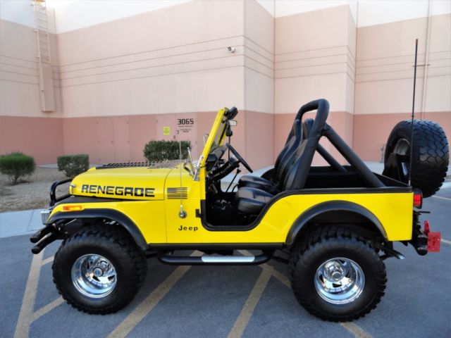 JEEP CJ5 RENEGADE HARD TOP 4 SPEED POWER STEERING & DISC BRAKES SEE VIDEO 1981 Jeep CJ RENEGADE CJ5 - BROTHER OF CJ7
