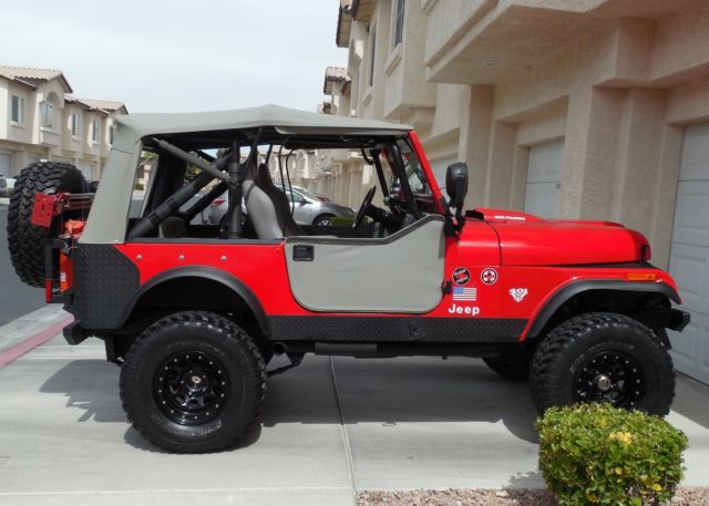 JEEP CJ7 CUSTOM BUILT - BIG 401 V8 MOTOR - 4 SPEED - SEE 30 MIN VIDEO 1973 Jeep CJ CUSTOM JEEP