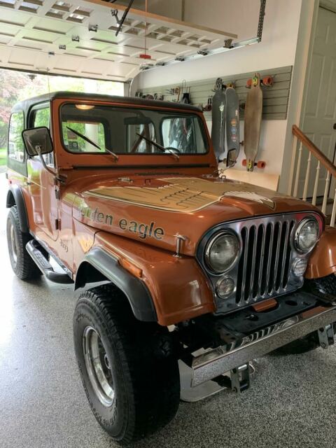 Jeep CJ7 Golden Eagle 1979 Orange 1979 Jeep CJ