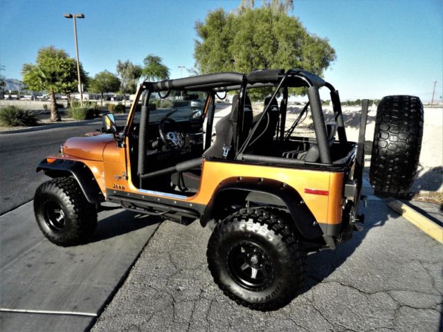 1977 Jeep CJ CHEVY V8 with A/C "HIGH OPTION BUILD" - photo 11