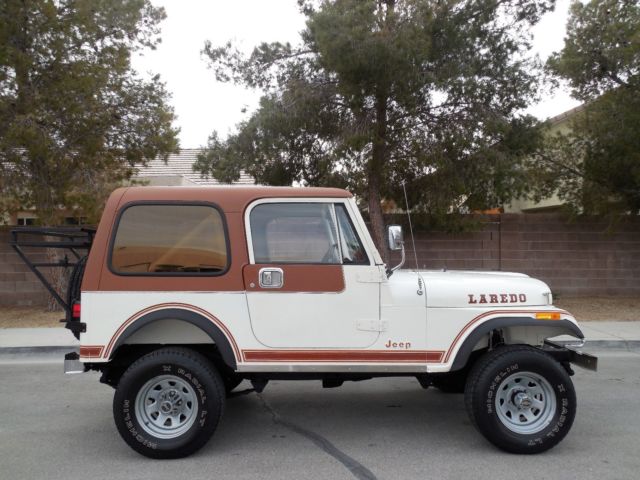 Jeep CJ7 LAREDO - SAME FAMILY 34 YEARS - RUST FREE - TRUE SURVIVOR - SEE VIDEO 1983 Jeep CJ TRUE SURVIVOR "LAREDO CJ7"