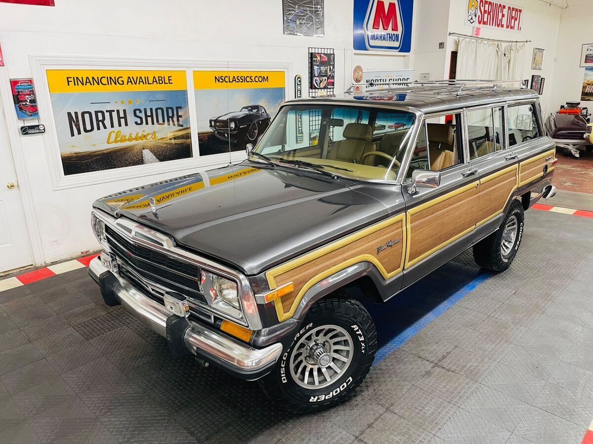 Jeep Grand Wagoneer Gray with 119,891 Miles, for sale! 1987 Jeep Wagoneer - 4X4 - RESTORED CONDITION -SEE VIDEO