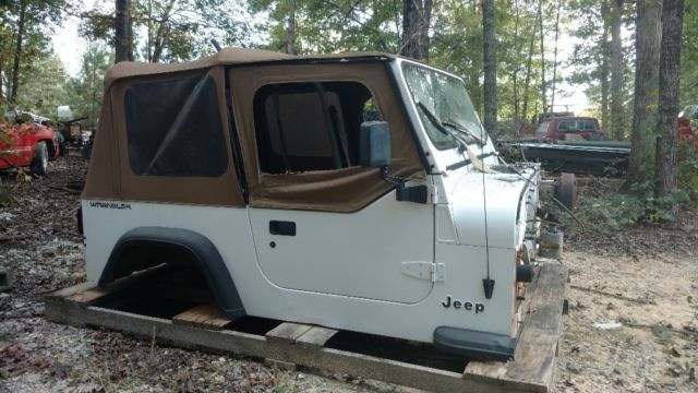 Jeep hull / tub 1995 salvage parts project truck body 1980 Jeep Wrangler