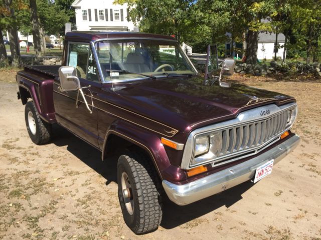 Jeep J-10 J10 J 10 Pickup, Stepside, 4x4 1982 Jeep Other