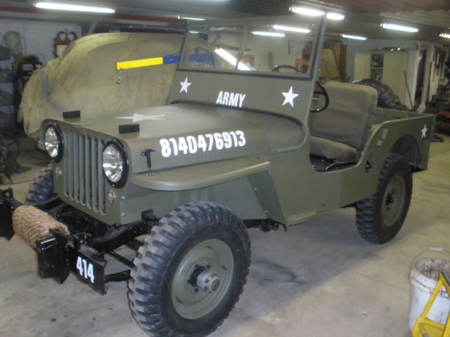 Jeep military style 1946 willys cj2a 1946 Jeep CJ Military style