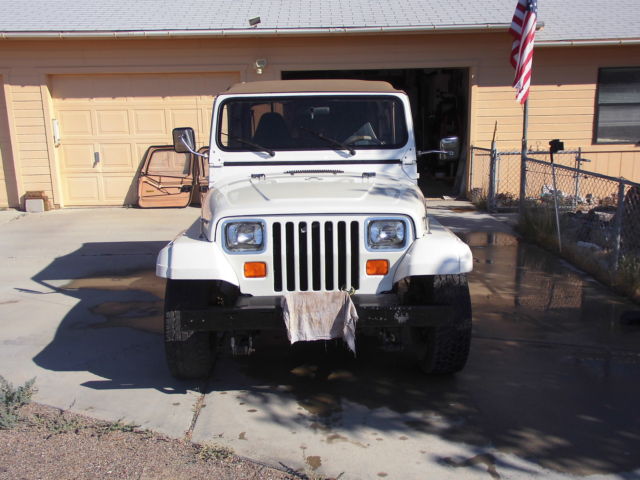 Jeep Wrangler 4.0 manual 5 speed 4WD 4x4 1992 Jeep Wrangler