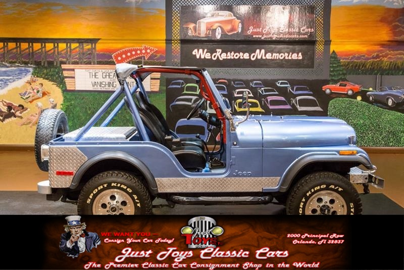 Jeep Wrangler Light Metallic Blue with 3,983 Miles, for sale! 1980 Jeep Wrangler --