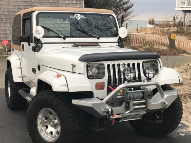 Jeep Wrangler with Mercedes Benz Turbo Diesel 1990 Jeep Wrangler Base Sport Utility 2-Door