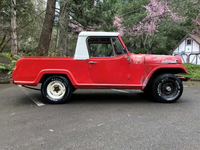 JEEPSTER 4X4 HALF CAB PICKUP TRUCK 2 OWNER DAUNTLESS V6 225 100K ORIGINAL MILES 1967 Jeep Commando JEEPSTER HALF CAB TRUCK