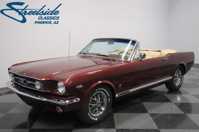 K-CDE 289 V8, 4 ON THE FLR, RPRDUCTION OWNERS PCKT, FRONT DISCS, TOP-NOTCH RESTO 1966 Ford Mustang GT K-Code