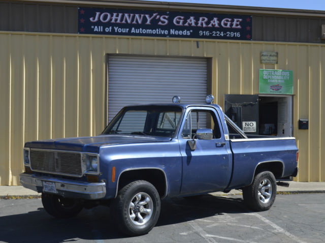 K10 4X4 SHORT BED SBC SMOG CERT ROCK CRAWLER C10 SQUARE BODY TRUCK 79 78 77 81 1980 Chevrolet C/K Pickup 1500 4 X 4