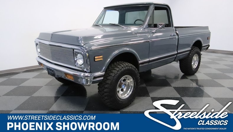 K10 Pickup Lifted Offroad Four Classic Vintage Collector V8 Auto Gray Chevy Reco 1972 Chevrolet Other Pickups 4x4