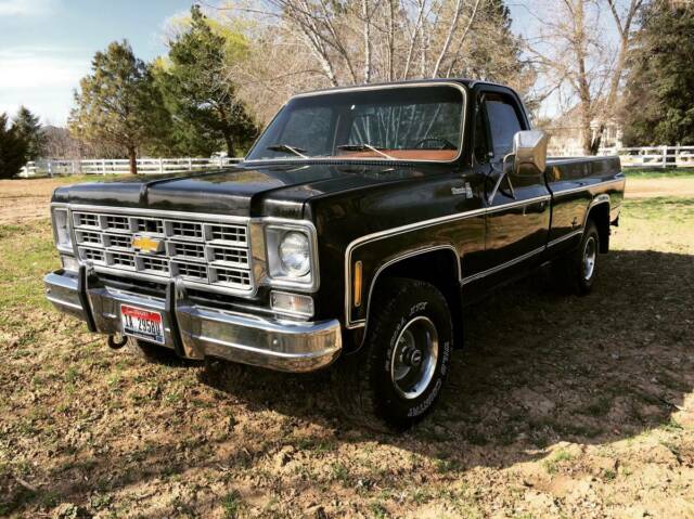 K10 Silverado 1978 4x4 Chevy truck Chevrolet Square body box Harley colors! 1978 Chevrolet C/K Pickup 1500 Silverado