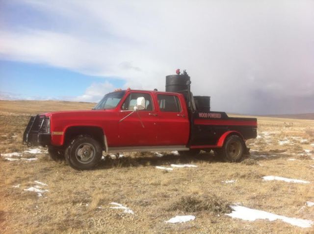 K30 4x4 1 ton Crewcab 454 Wood gas powered gasification ** runs on Wood * 1984 Chevrolet Silverado 3500