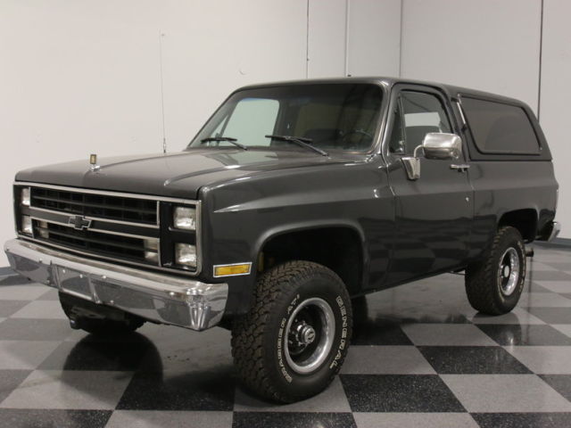 K5 BLAZER 4X4, STRONG 350 TBI, 700R4, FACTORY A/C, WELL-APPOINTED & CARED FOR!! 1987 Chevrolet Blazer
