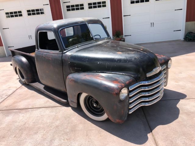 Kick Ass 1952 Chevy SBC V8 Powered Slammed Hotrod Patina Ratrod Shop Truck 1952 Chevrolet Other Pickups 3 Window Short Bed Ratrod Patina Shop Truck