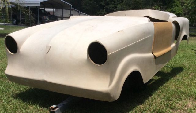 King Midget, Midget Motors Custom Fiberglass Sport Body 1956 Replica/Kit Makes Midget Motors/ King Midget