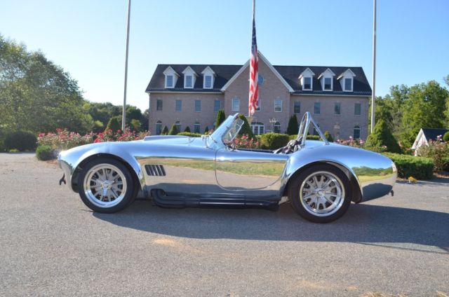 Kirkham Cobra - Polished Aluminum Body with Supercharged Shelby 468 FE at 750+HP 1965 Shelby Cobra Kirkham
