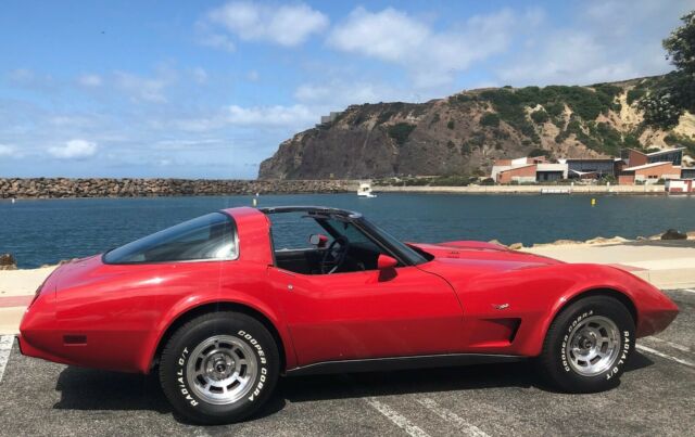L-82, 4-SPD, 47K ORG MILES, NO-HIT, NEW PAINT, #'s MATCH, WINDOW/ TANK STICKERS 1979 Chevrolet Corvette Leather