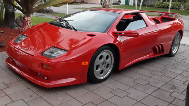 Lamborghini Diablo Roadster, Custom Round Tube Chassis, Vertical New V-8 Replica 1980 Lamborghini Diablo