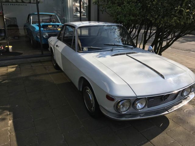 Lancia Fulvia Rallye 1.3 series 1 1968 white coupe,alloy panels. 1968 Lancia Fulvia