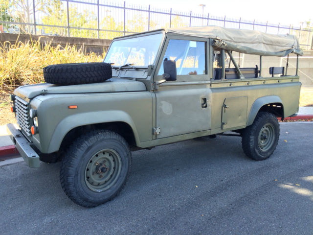 LAND ROVER DEFENDER 110, BRITISH MILITARY, DIESEL, EX MOD, TIKI, 1987 Land Rover Defender defender 110
