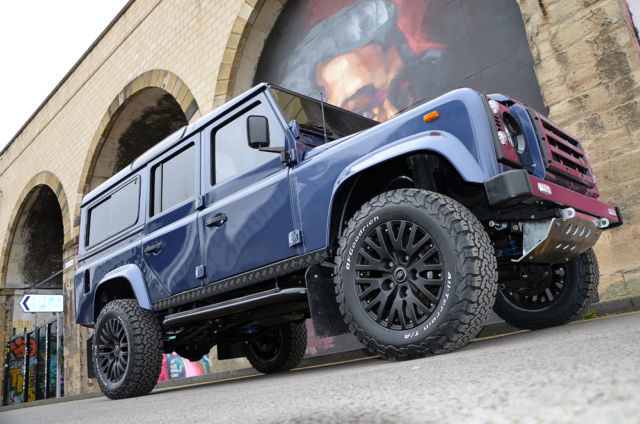 LAND ROVER DEFENDER 110 LEFT HAND DRIVE FULL OFF CHASSIS RESTORATION $89,900 1980 Land Rover Defender County Station Wagon 5 Door Left Hand Drive