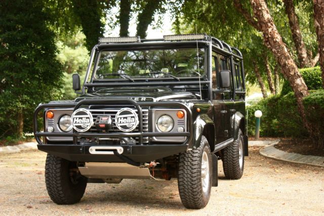 Land Rover Defender 110 Puma Upgraded Galvanized Frame Modernized Custom Build 1981 Land Rover Defender Leather