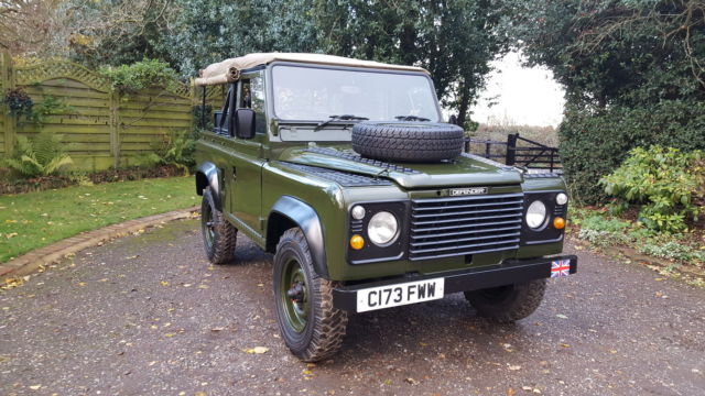 Land Rover Defender 90 Soft Top 1986 Ex Mod Military 1986 Land Rover Defender Defender 90