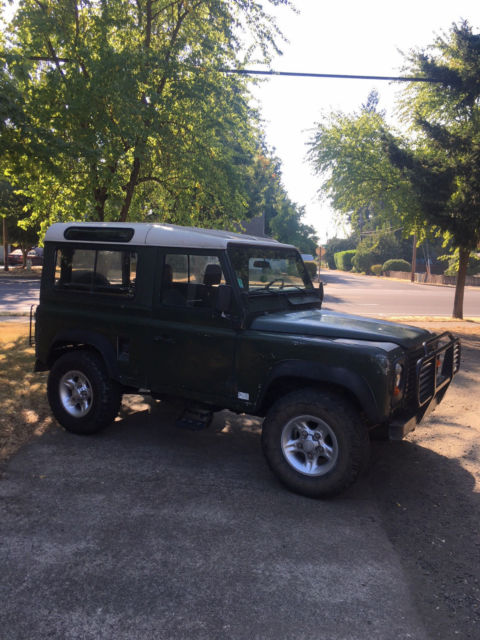 Land Rover Defender 90 turbo diesel left hand drive REBUILT optional 300Tdi 1988 Land Rover Defender Civilian Station Wagon LHD