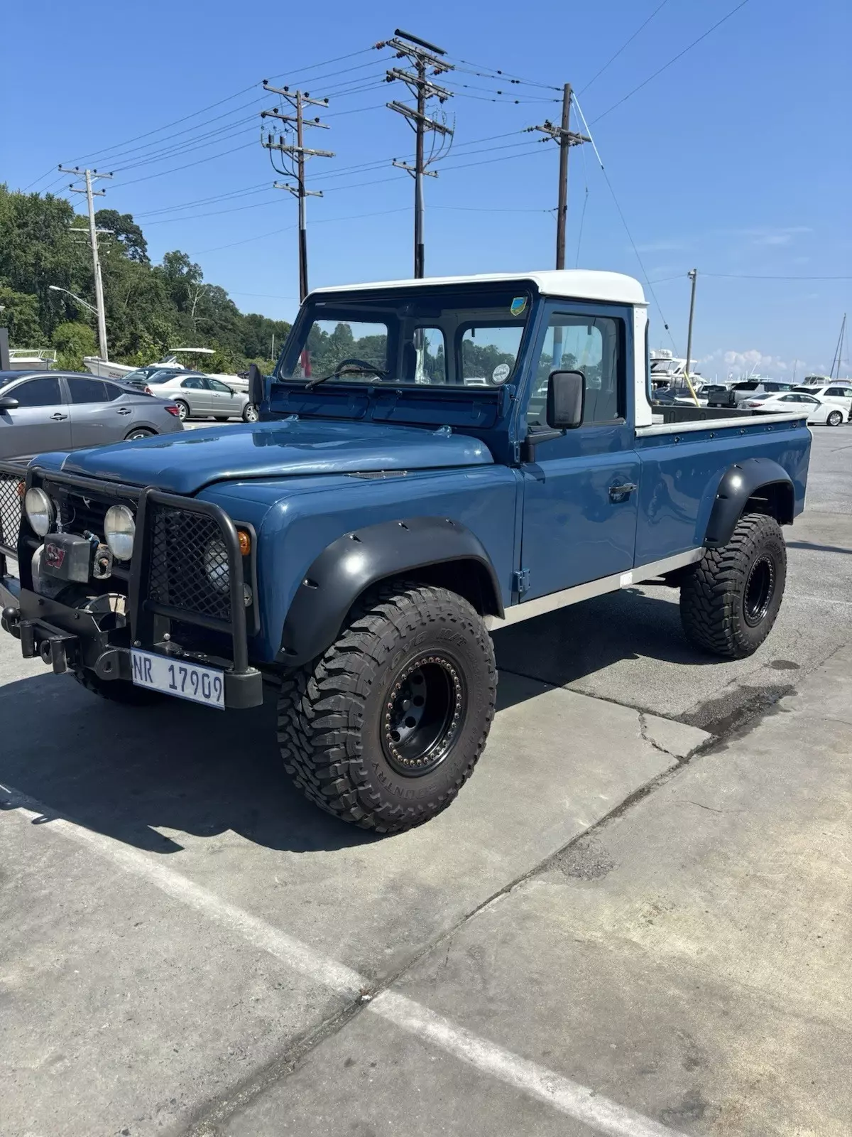 Land Rover Defender Classic Pickup Truck Galvanized Chassis 1900 Land Rover Defender