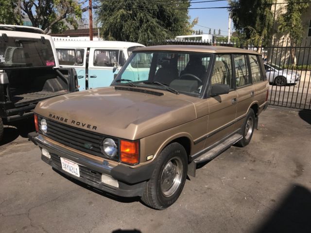 Land Rover - Range Rover Classic - 4X4 GOLD GREAT CONDITION 76K miles 1991 Land Rover Range Rover Classic