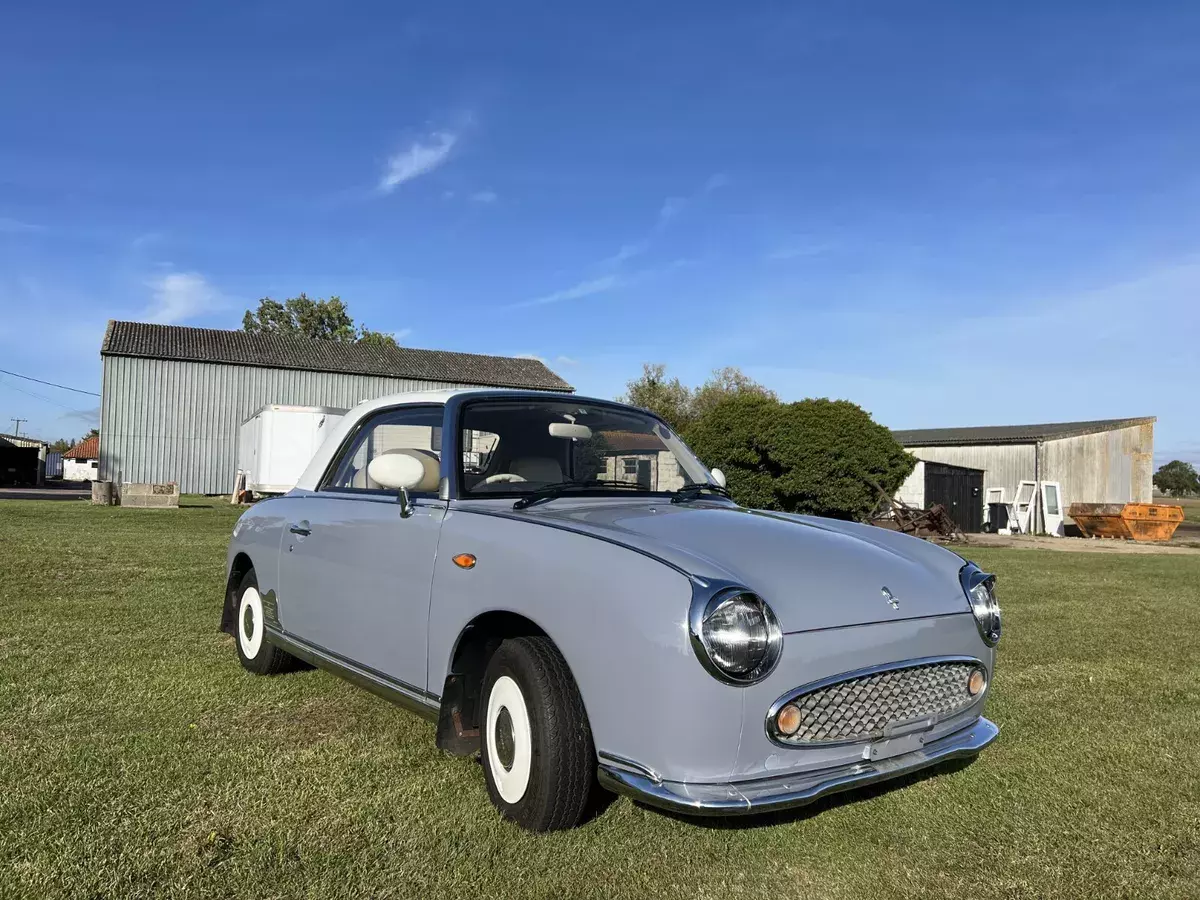 Lapis Grey Nissan Figaro - Just 10,000 Miles! - Immaculate condition "Grade 4" 1991 Nissan Figaro. Only 10k Miles !!