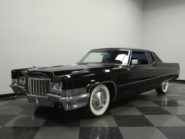 LASER STRAIGHT BLACK CADDY, SUPER CLEAN, STRONG 472 V8, ICONIC STYLING, A++ 1970 Cadillac DeVille