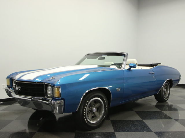 LAST LS5 454 CHEVELLE MADE, #'S MATCH, 4 SP MAN, PS, PB, OWN A PIECE OF HISTORY! 1972 Chevrolet Chevelle