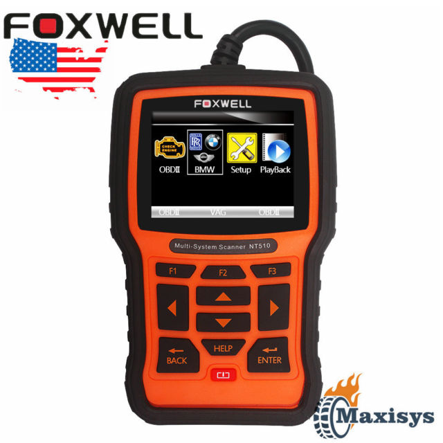 LIFETIME FREE UPDATE / PROGRAMMING CODING For BMW MINI DIAGNOSTIC SCANNER ABS SRS CODE READER FOXWELL NT510 CAR SCAN TOOL