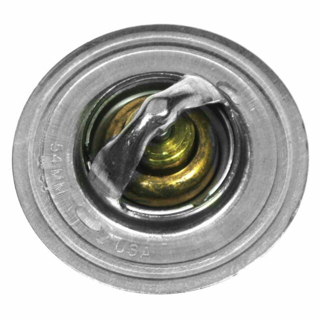 195 Degree Thermostat 2 1/8 Diameter Aluminum Multifit for AMC Chrysler GM - photo 2