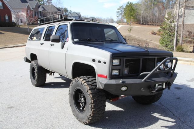 Lifted 1988 GMC 2500 Suburban R25 454 big block Rugged truck!!!! 1988 GMC Suburban