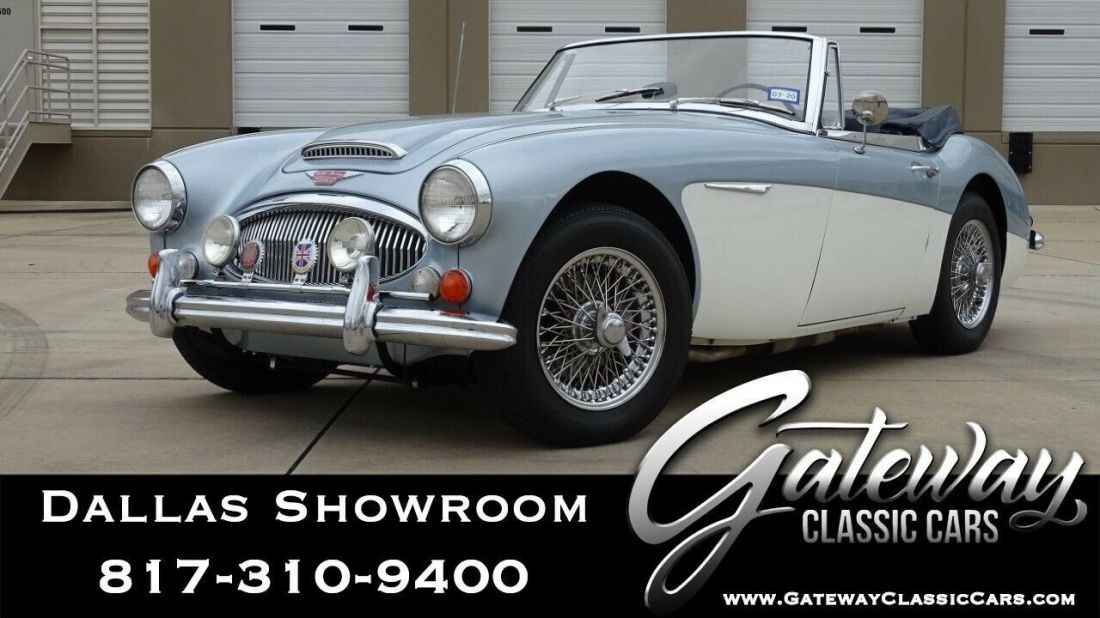 Light Blue 1967 Austin Healey 3000 2.9L I6 4 Speed Manual Available Now! 1967 Austin Healey 3000 MKIII BJ8