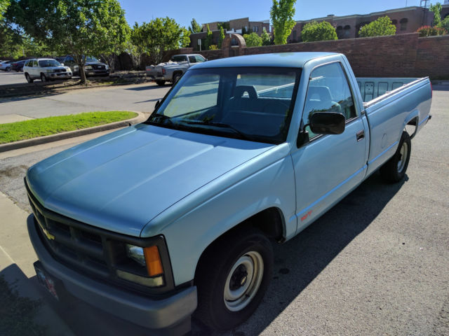 Light Blue Chevy 1500 W/T - 74k miles, great condition, only two owners 1992 Chevrolet C/K Pickup 1500 W/T (Work Truck)